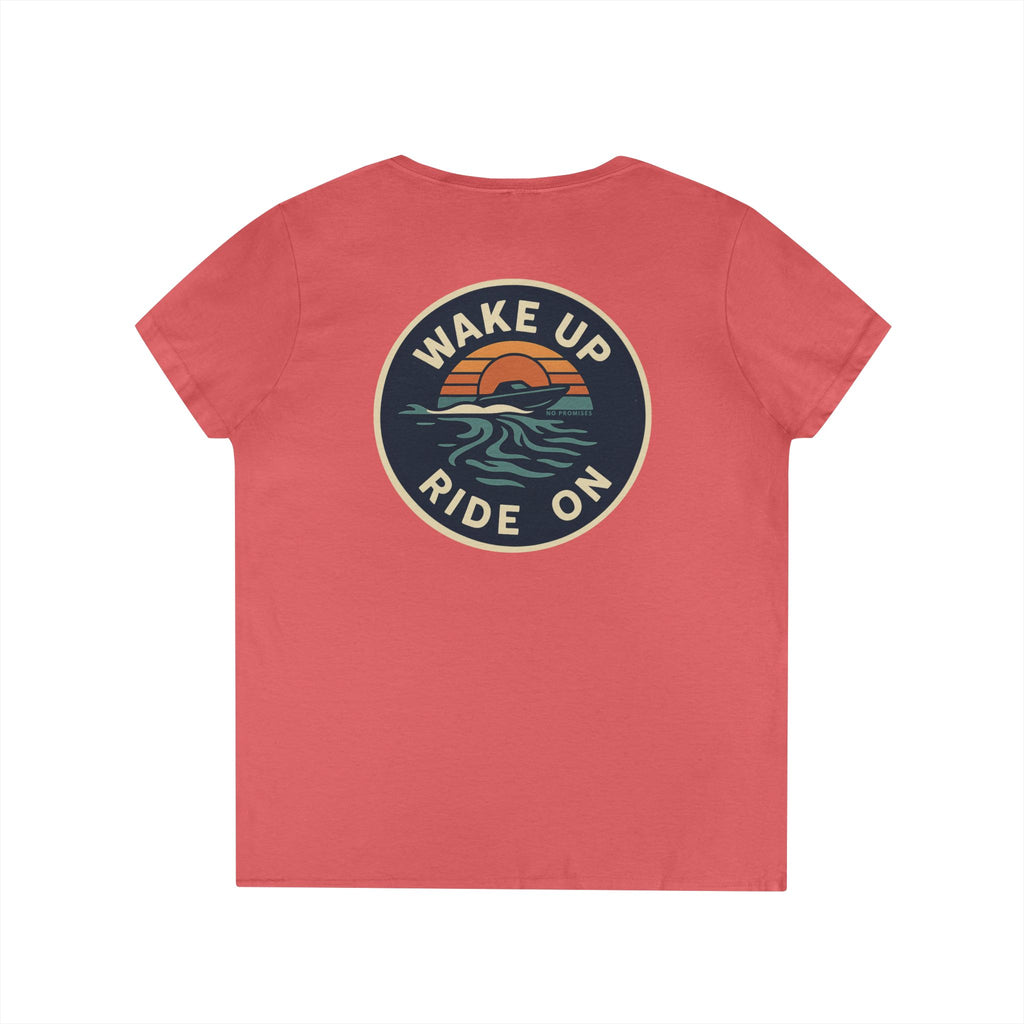 Women's Sunrise Vibes V-Neck Tee