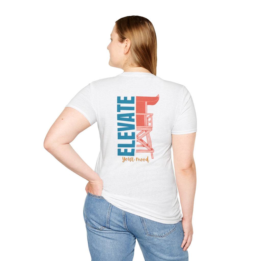 Elevate Your Mood – Women’s Tee- White