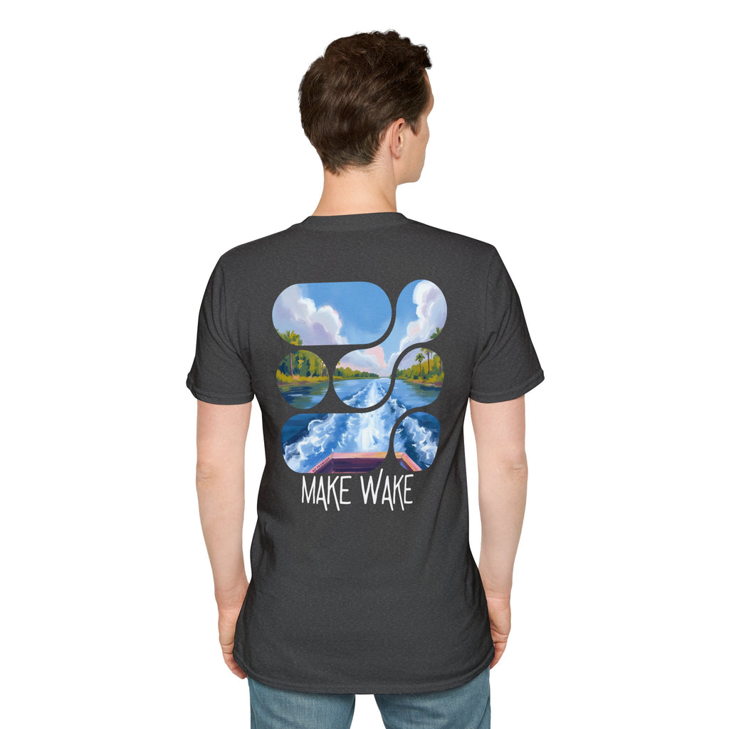 Make Wake – Unisex Tee (Dark Heather)