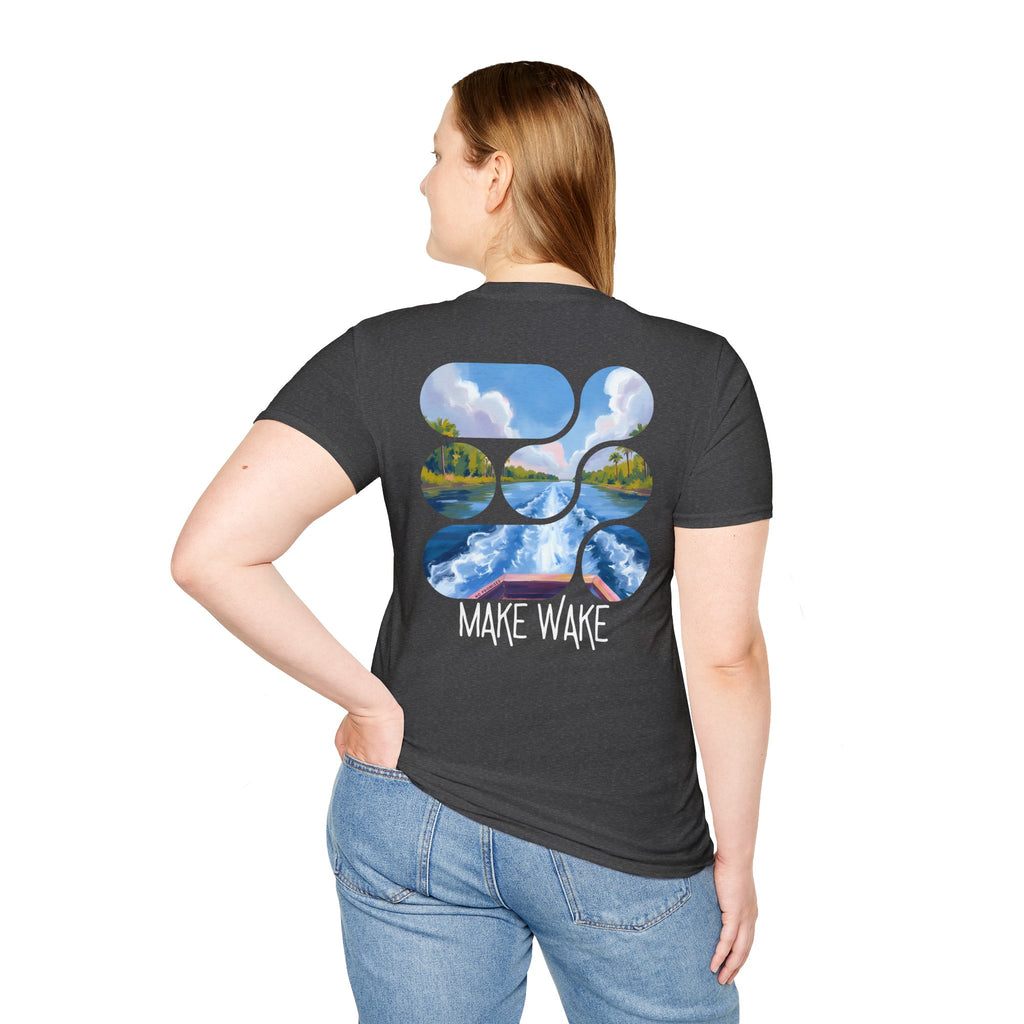Make Wake – Unisex Tee (Dark Heather)