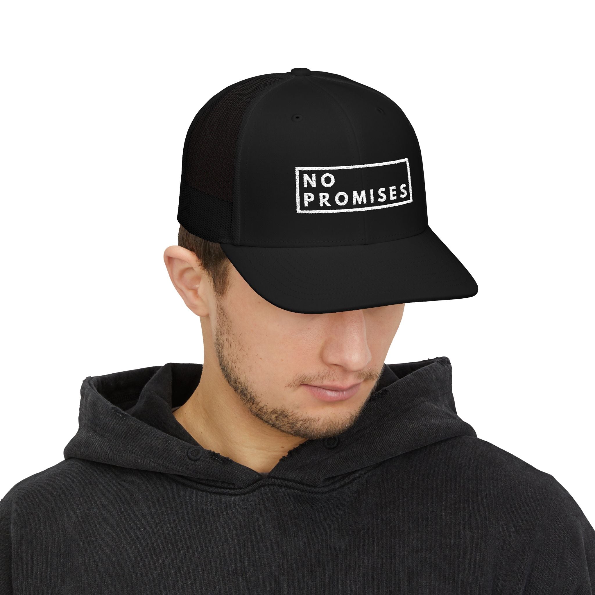 No Promises Snapback Trucker Cap